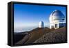 Observatory on Mauna Kea, Big Island, Hawaii, United States of America, Pacific-Michael-Framed Stretched Canvas