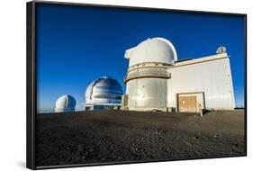 Observatory on Mauna Kea, Big Island, Hawaii, United States of America, Pacific-Michael-Framed Photographic Print