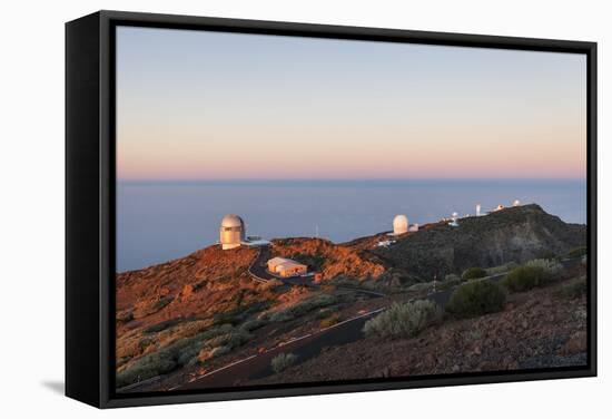 Observatory on Roque De Los Muchachos, La Palma, Canary Islands, Spain, Europe-Gerhard Wild-Framed Stretched Canvas