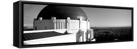 Observatory with Cityscape in the Background, Griffith Park Observatory, Los Angeles-null-Framed Stretched Canvas