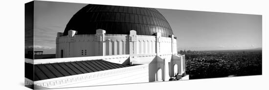 Observatory with Cityscape in the Background, Griffith Park Observatory, Los Angeles-null-Stretched Canvas