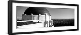 Observatory with Cityscape in the Background, Griffith Park Observatory, Los Angeles-null-Framed Photographic Print