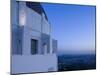 Observatory with Downtown at Dusk, Griffith Park Observatory, Los Angeles, California, USA-null-Mounted Photographic Print