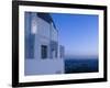 Observatory with Downtown at Dusk, Griffith Park Observatory, Los Angeles, California, USA-null-Framed Photographic Print