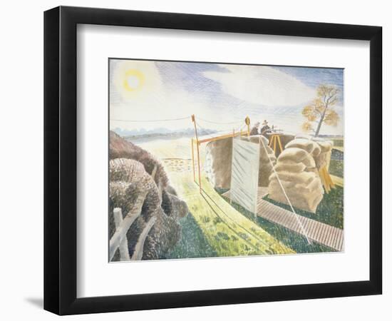 Observer's Post, C.1940-42-Eric Ravilious-Framed Premium Giclee Print