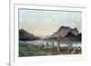 Observing a Total Solar Eclipse, 1851-null-Framed Giclee Print