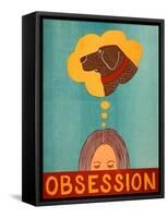Obsession Choc-Stephen Huneck-Framed Stretched Canvas