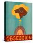 Obsession Choc-Stephen Huneck-Stretched Canvas