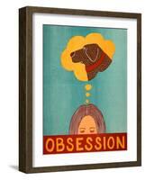 Obsession Choc-Stephen Huneck-Framed Giclee Print