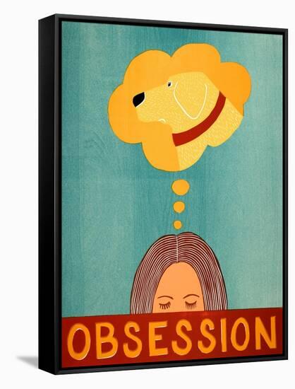 Obsession Yellow-Stephen Huneck-Framed Stretched Canvas