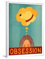 Obsession Yellow-Stephen Huneck-Framed Premium Giclee Print