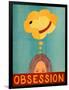 Obsession Yellow-Stephen Huneck-Framed Premium Giclee Print