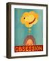 Obsession Yellow-Stephen Huneck-Framed Giclee Print