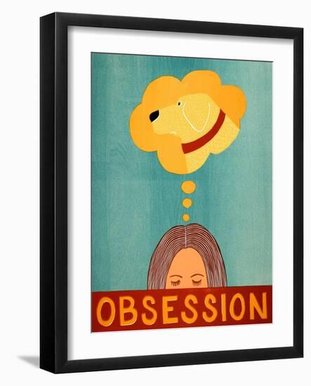 Obsession Yellow-Stephen Huneck-Framed Giclee Print