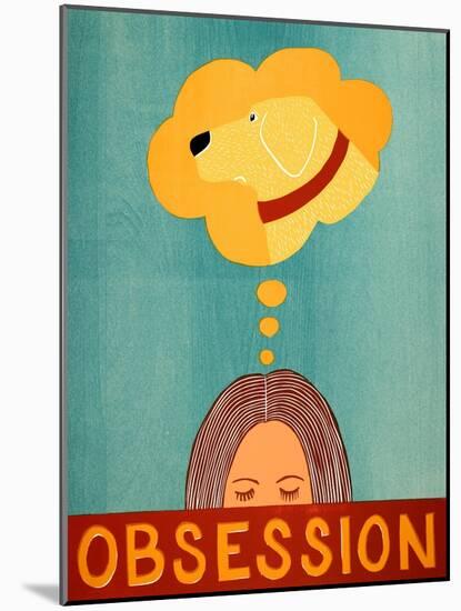 Obsession Yellow-Stephen Huneck-Mounted Giclee Print