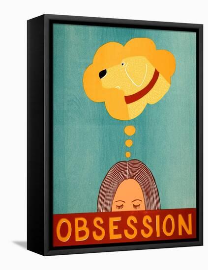 Obsession Yellow-Stephen Huneck-Framed Stretched Canvas