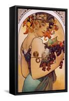 Obst, 1897-Alphonse Mucha-Framed Stretched Canvas