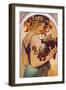 Obst, 1897-Alphonse Mucha-Framed Giclee Print