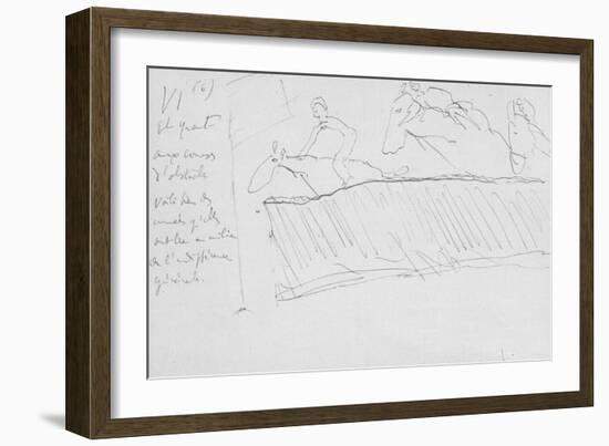 Obstacle Course, C1891-1922-Marcel Proust-Framed Giclee Print