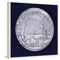 Obverse of a Medal Commemorating the Brilliant Comet of November 1618-null-Framed Photographic Print