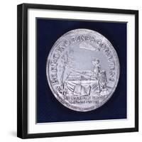 Obverse of a Medal Commemorating the Brilliant Comet of November 1618-null-Framed Photographic Print