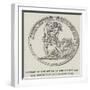 Obverse of the Medal of the Society for the Protection of Life from Fire-null-Framed Giclee Print