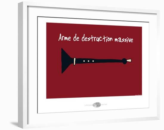 Oc'h oc'h. - Arme de destruction massive-Sylvain Bichicchi-Framed Art Print