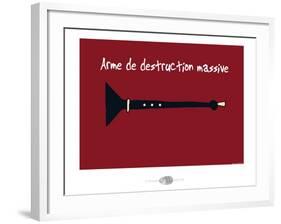 Oc'h oc'h. - Arme de destruction massive-Sylvain Bichicchi-Framed Art Print