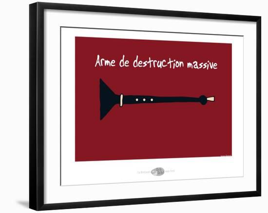 Oc'h oc'h. - Arme de destruction massive-Sylvain Bichicchi-Framed Art Print