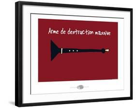 Oc'h oc'h. - Arme de destruction massive-Sylvain Bichicchi-Framed Art Print