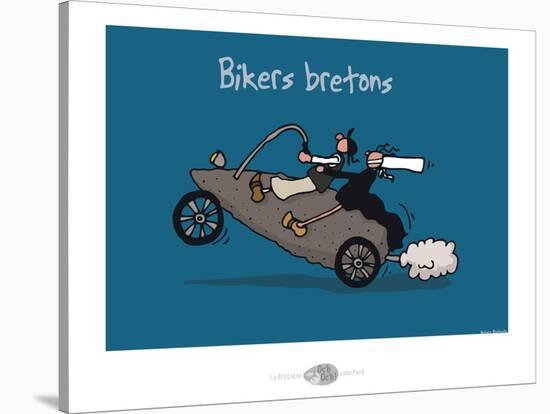 Oc'h oc'h. - Bikers bretons-Sylvain Bichicchi-Stretched Canvas