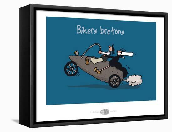 Oc'h oc'h. - Bikers bretons-Sylvain Bichicchi-Framed Stretched Canvas