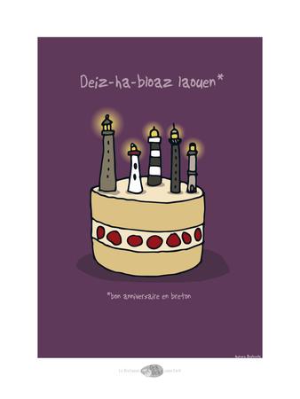 Oc H Oc H Bon Anniversaire Breton Posters Sylvain Bichicchi Allposters Com