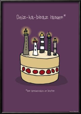 Oc H Oc H Bon Anniversaire Breton Posters Sylvain Bichicchi Allposters Com