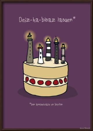 Oc H Oc H Bon Anniversaire Breton Posters Sylvain Bichicchi Allposters Com