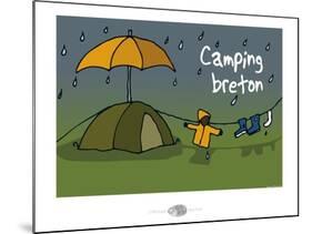 Oc'h oc'h. - Camping breton-Sylvain Bichicchi-Mounted Art Print