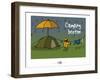 Oc'h oc'h. - Camping breton-Sylvain Bichicchi-Framed Art Print