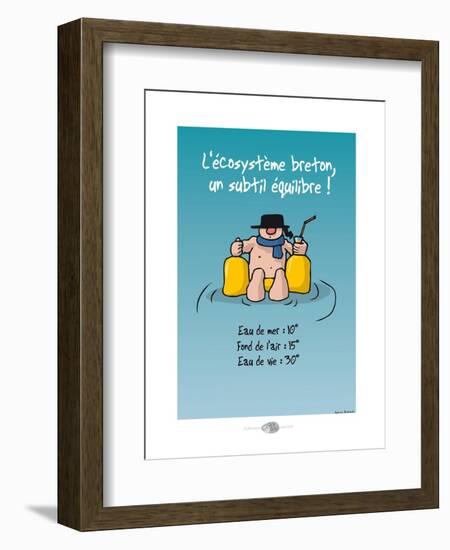 Oc'h oc'h. - Écosystème breton-Sylvain Bichicchi-Framed Art Print