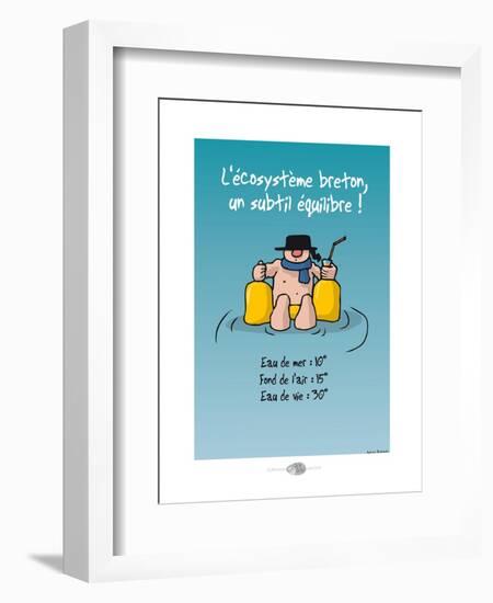 Oc'h oc'h. - Écosystème breton-Sylvain Bichicchi-Framed Art Print