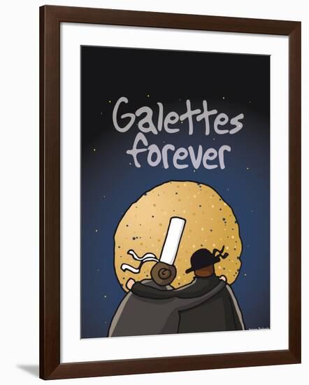 Oc'h oc'h. - Galettes forever-Sylvain Bichicchi-Framed Art Print