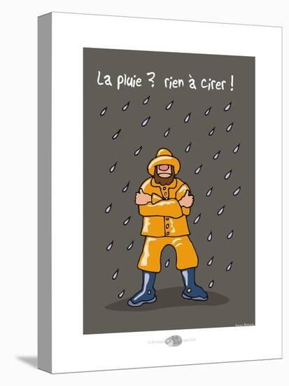 Oc'h oc'h. - La pluie, rien à cirer !-Sylvain Bichicchi-Stretched Canvas