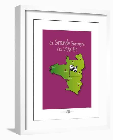 Oc'h oc'h. -La (vraie) Grande-Bretagne-Sylvain Bichicchi-Framed Art Print