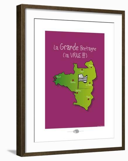 Oc'h oc'h. -La (vraie) Grande-Bretagne-Sylvain Bichicchi-Framed Art Print