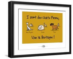 Oc'h oc'h. - Les chats Porons-Sylvain Bichicchi-Framed Art Print