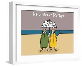 Oc'h oc'h. - Naturistes en bretagne-Sylvain Bichicchi-Framed Art Print