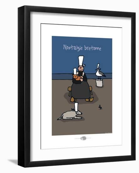 Oc'h oc'h. - Nostalgie bretonne-Sylvain Bichicchi-Framed Art Print