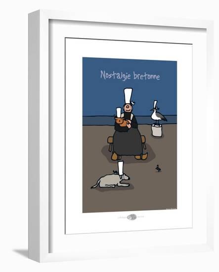 Oc'h oc'h. - Nostalgie bretonne-Sylvain Bichicchi-Framed Art Print