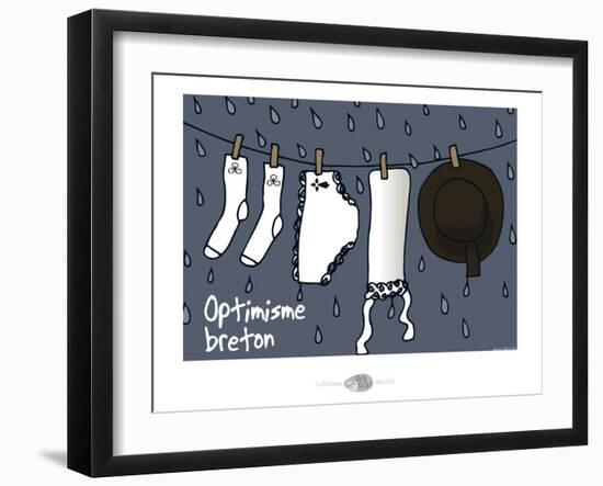 Oc'h oc'h. - Optimisme breton-Sylvain Bichicchi-Framed Art Print