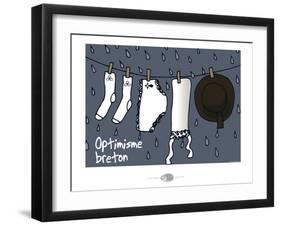 Oc'h oc'h. - Optimisme breton-Sylvain Bichicchi-Framed Art Print