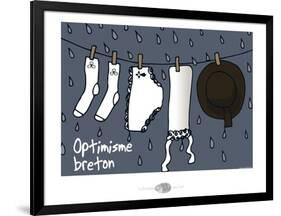 Oc'h oc'h. - Optimisme breton-Sylvain Bichicchi-Framed Art Print